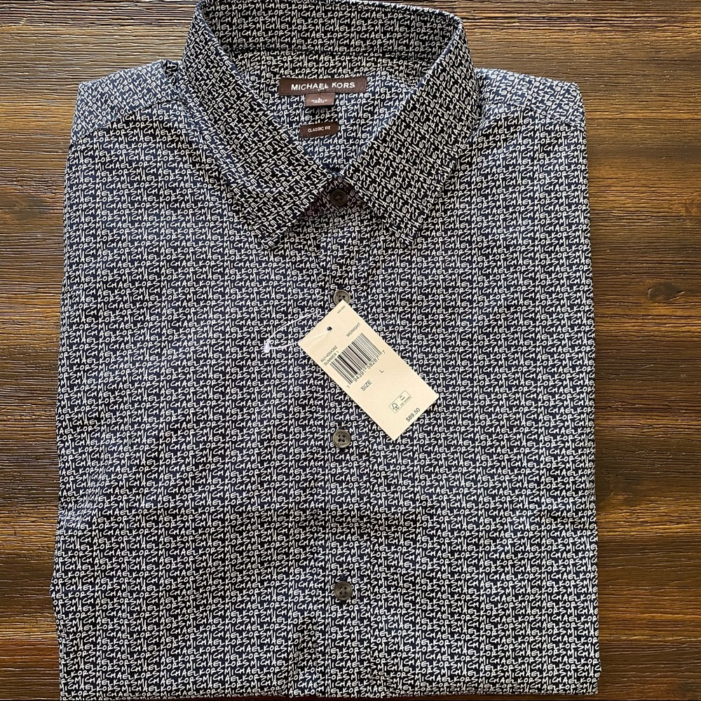 Michael Kors Logo Short Sleeve Shirt
Large Classic